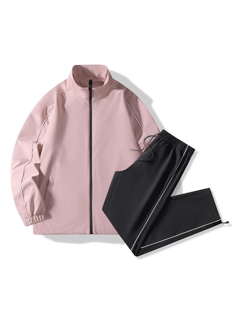 Can Be Shipped Printed Couple Suits for Men and Women in Autumn and Winter New Fashion Trend Casual Versatile Jacket Sports Suits