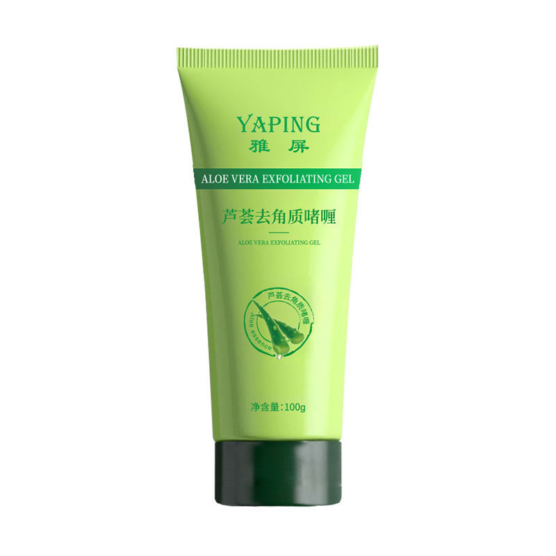 Yapin Aloe Vera Exfoliating Deep Cleansing Pores Facial Moisturizing Scrub Men's and Women's Facial Cleanser Hydrating and Moisturizing