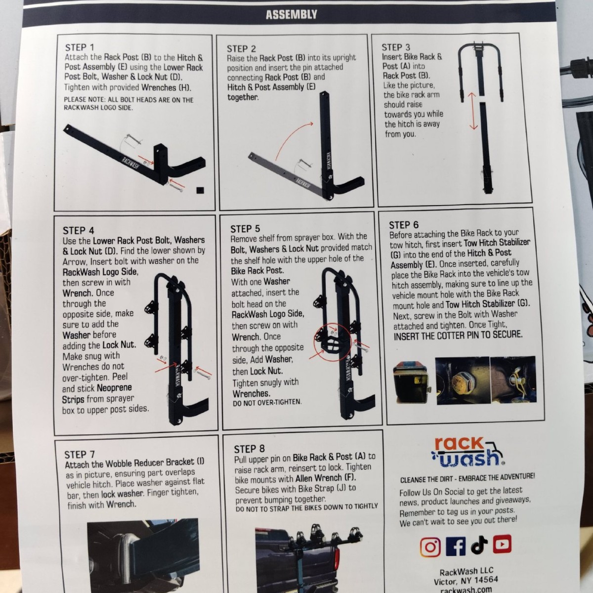 Car Trailer Square Mouth Bicycle Rack Car Bicycle Metal Luggage Rack Car Rear Trailer Bar Foldableing Rack