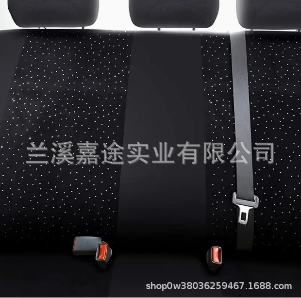 Foreign trade car diamond three-dimensional diamond non-slip car seat cover universal chair cover PVC seat cover wash cross-border exclusive