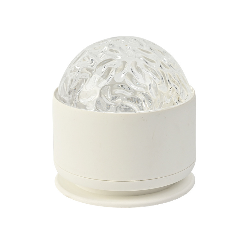 Rotating water ripple atmosphere lamp water pattern lamp bedroom bedside flame romantic lamp dynamic small size nightlight table lamp