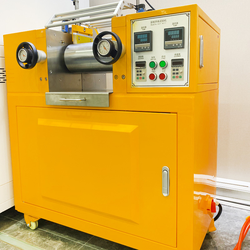 Laboratory Small Refining Machine 3/6/9/Inch Rubber Silicone Open Glue Refining Machine Double Roller Refining Machine