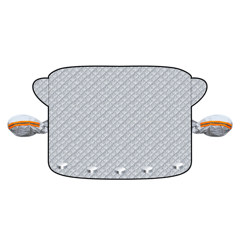 Car Snow Cover, Front Glass Cover, Blackout Cloth, Anti-Frost and Anti-Freeze Car Cover, Half Cover, Magnetic Suction, Universal Thickened Sun Protection Cover