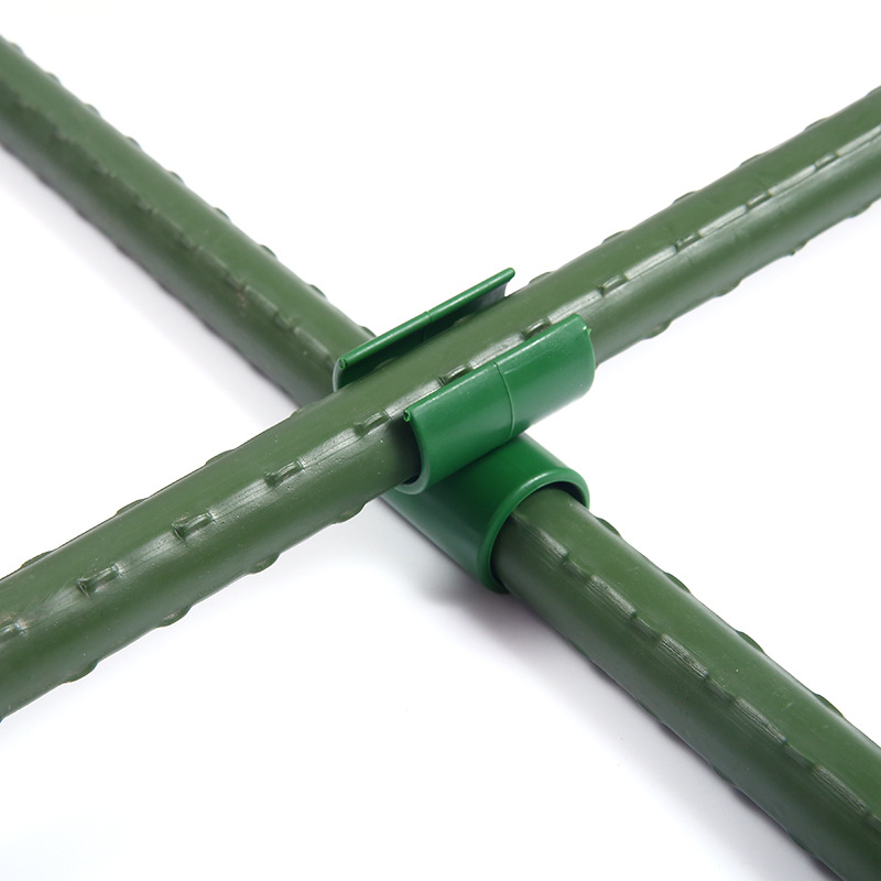 Spot wholesale plastic steel pipe fittings cross buckle plastic connectors fixed buckle cross buckle gardening accessories