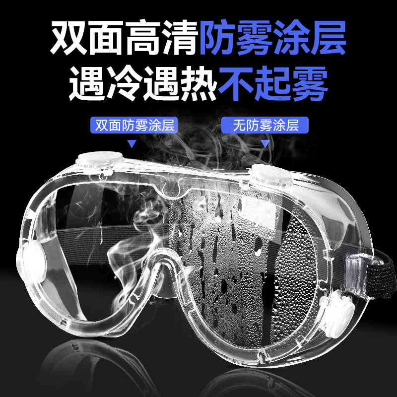 Special Goggles for Chemical Laboratories, Acid and Alkali Resistant, Chemical Factory Wearable Glasses, Anti-Toxic Chemicals Safety Array