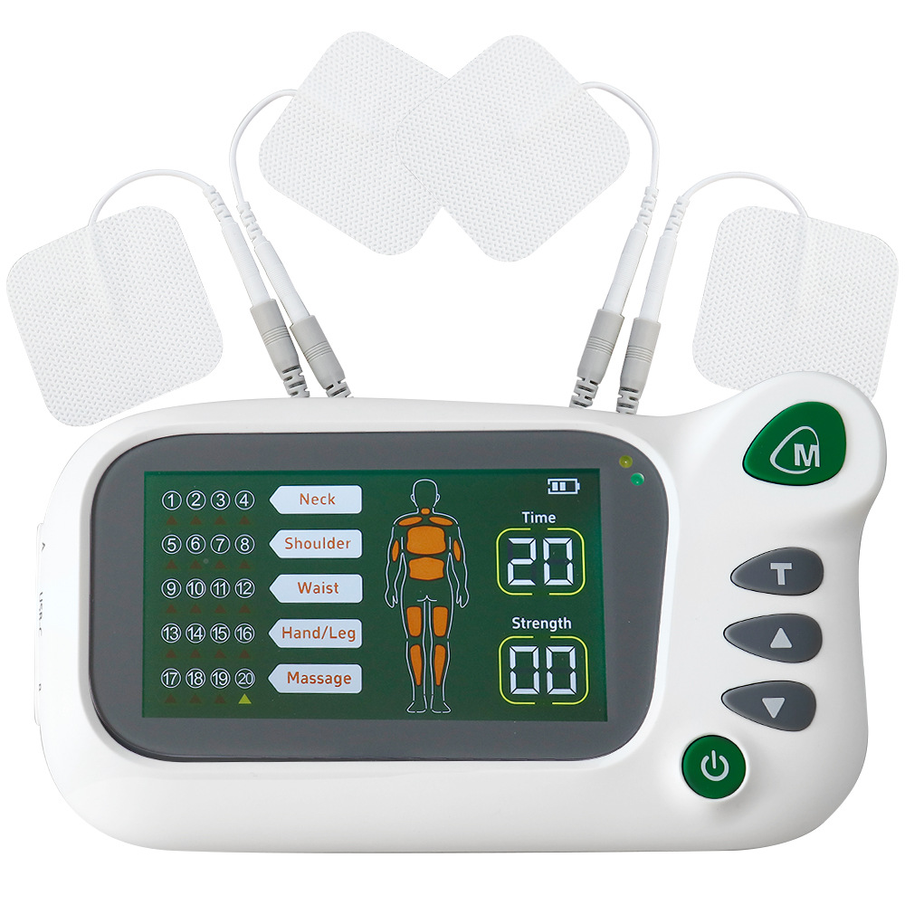 Multifunctional Tens/Ems Dual-Output Pulse Physiotherapy Massage Electrotherapy Stimulates the Whole Body Muscles and Clears the Body's Meridians