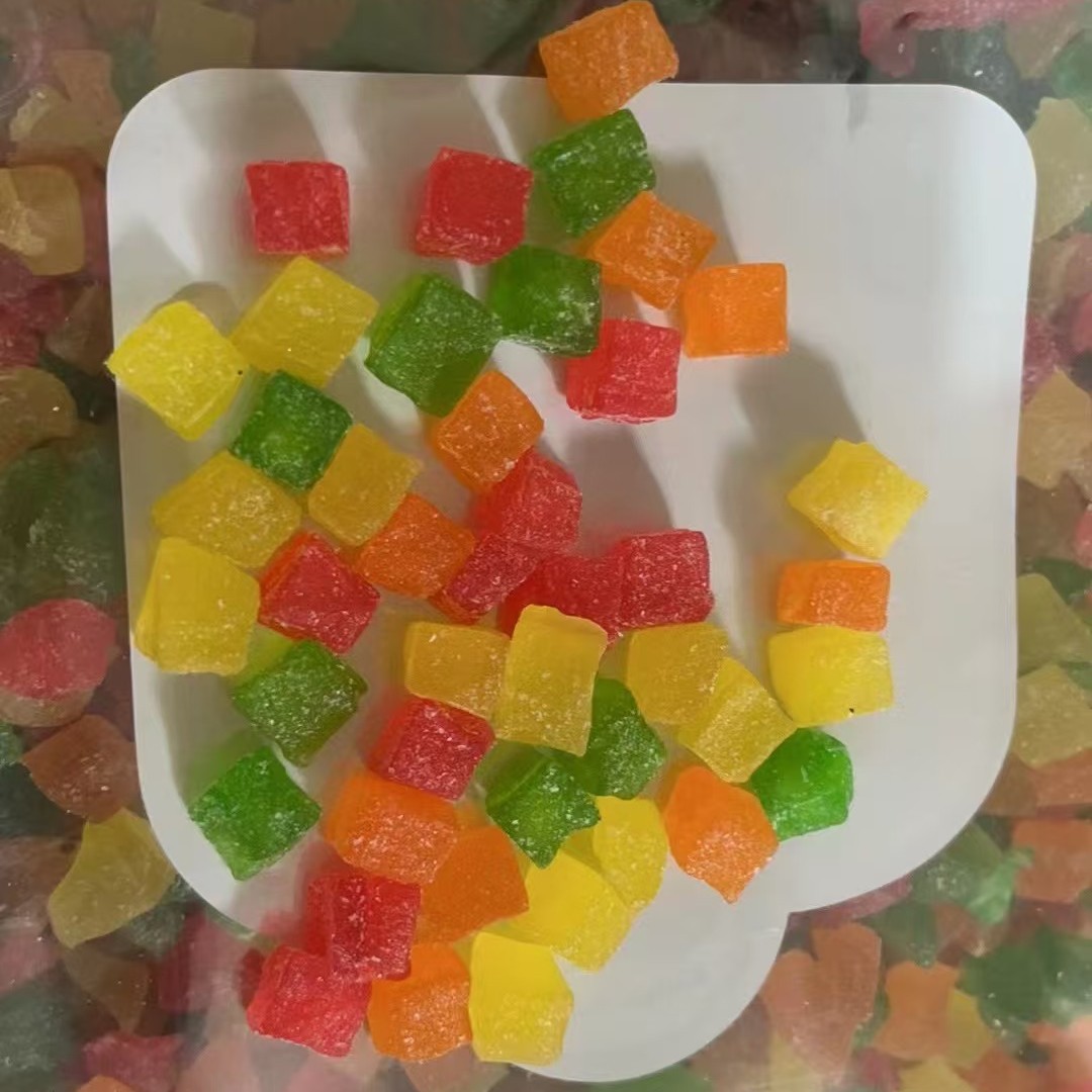 Factory direct colorful fruit fruit papaya diced papaya flower fruit tea oatmeal raw materials candied preserved fruit food