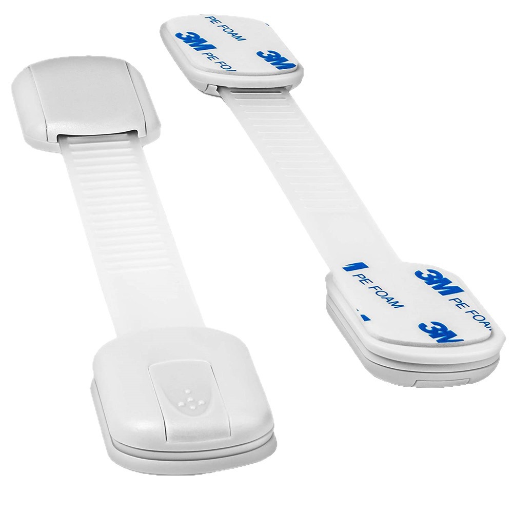 Multifunctional safety lock punch-free adjustable anti-pinch drawer lock child safety lock baby drawer lock spot