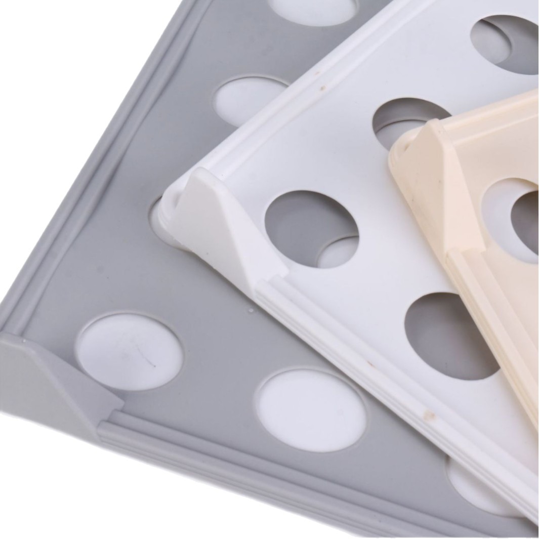 Lazy Creative Wardrobe Storage Fold Board Multi-functional Household Folding Plastic Shirt Long-sleeve Wrinkle-resistant Portable Shelf