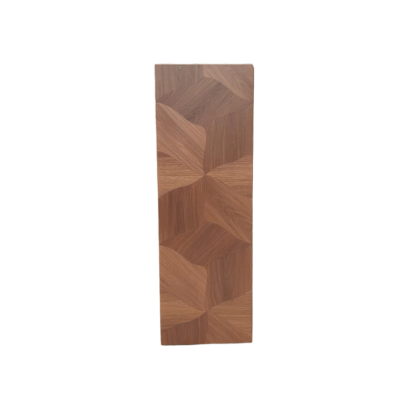 2025 New 12mm Lotus Leaf Art Parquet Wood Floor Lock Wear-Resistant and Heat-Resistant Laminate Wood Floor