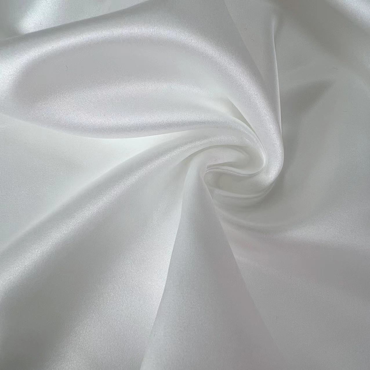 Spot high-end wedding satin dress fabric 188g Korea soft satin padded dyed satin stage clothing fabric