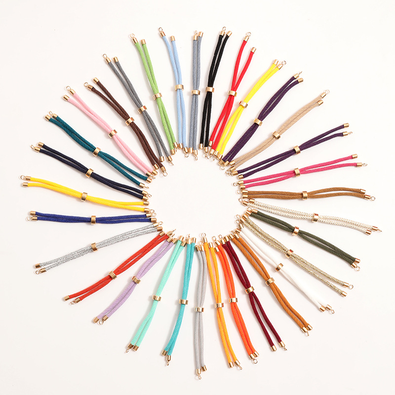 DIY браслет с полусферами, регулируемый, оптовая продажа ювелирных аксессуаров