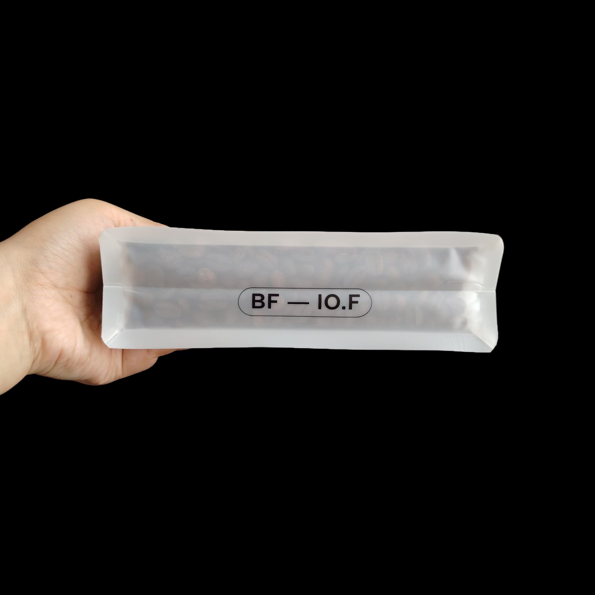 Popular Style Dumb Face Printed Smiley Coffee Bag with Air Valve and Reusable Zipper