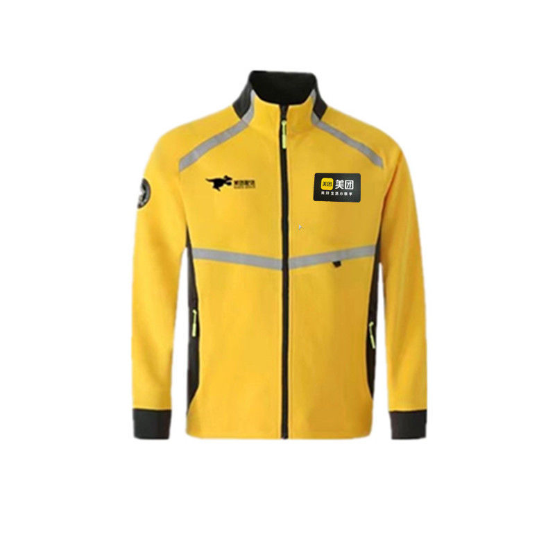Meituan Autumn Workwear Jacket Spring and Autumn 24 New Rider Equipment Long Sleeve Meituan Takeaway Clothes Jacket