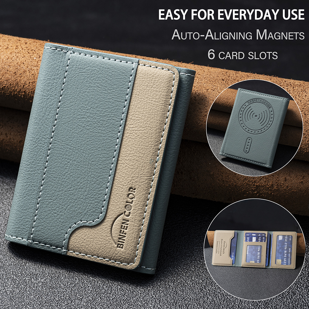 Suitable for iPhone 16/14 70% off Magnetic Wallet Card Holder Magnetic Wallet Phone Wallet Back Suction