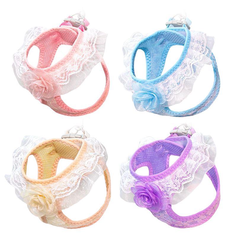 Pet Harness, Cat Leash, Dog Leash Vest, Small and Medium-Sized Puppy, Teacup Dog Walking Chain