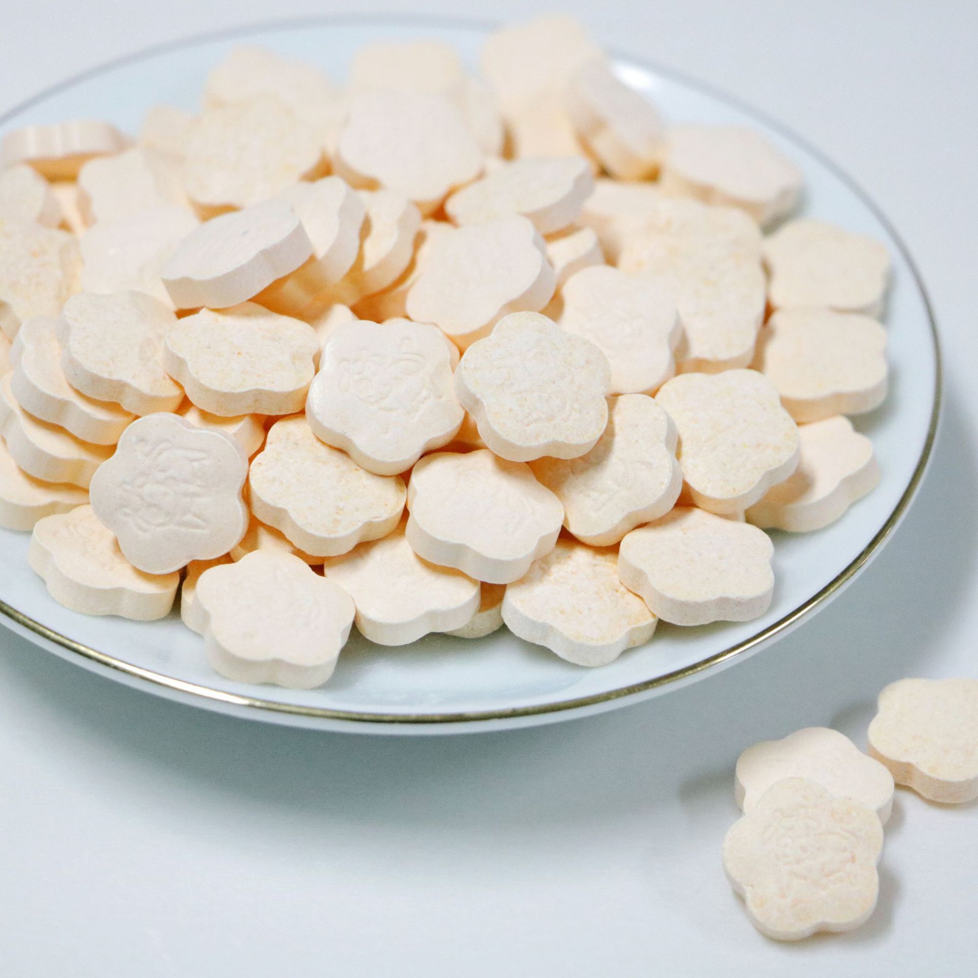 Cross-Border Foreign Trade Oem Vitamin C and Vitamin B Tablet Candy Processing Chewable Tablets Color-Coated Oem Blister Packaging Manufacturer