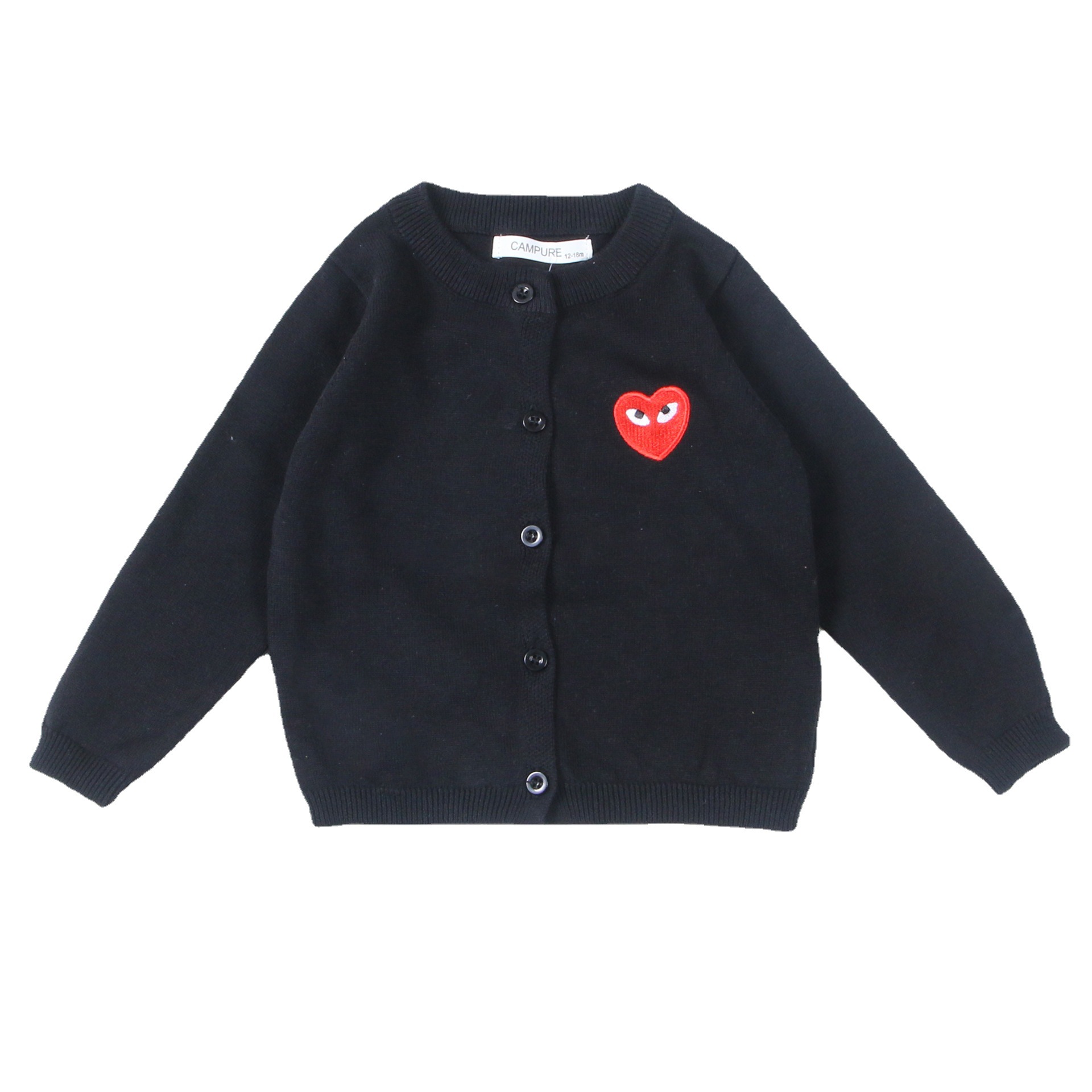 European and American Fashion Love 2022 New Autumn and Winter Knitwear Cotton Children's Family Clothes Love Embroidery