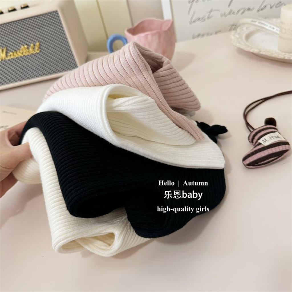 [Le En Children's Wear] Girls' New Baby Jacket Little Girl Princess Ear Base Shirt Children's Knitwear