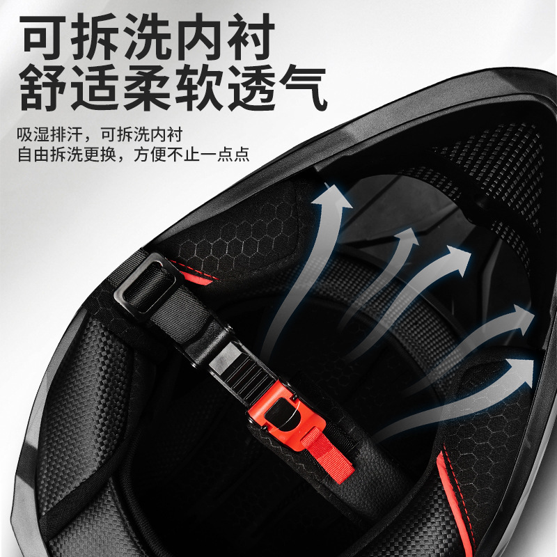 3C Certified Mountain Road Off-Road Motorcycle Helmet Full-Face Helmet for Men and Women Electric Motorcycle All-Season Winter Rally Helmet