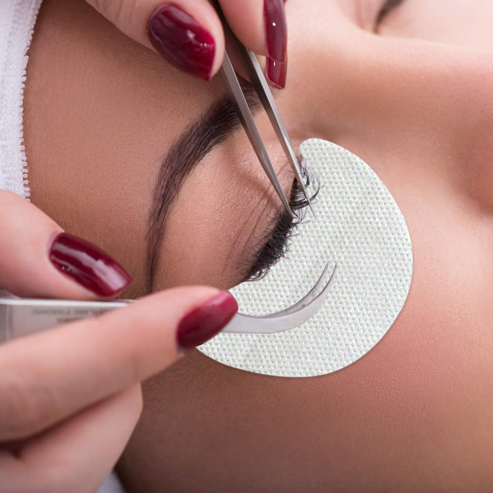 Cross-border Eye Shadow Paste Eyeliner Paste Grafting Eyelash Isolation Sticker Non-woven Isolation Eye Paste Eyelash Unloading Tool