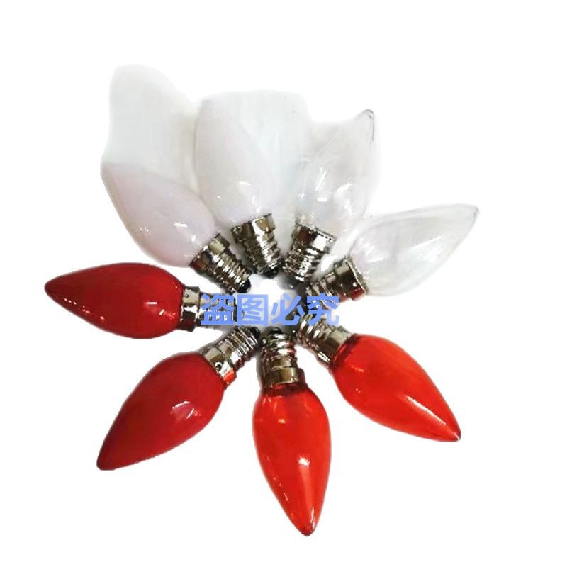 Led God of Wealth Candle Bulb Red Bulb for Buddha Lamp Red Lotus God Table Bulb God Table Lamp Bulb