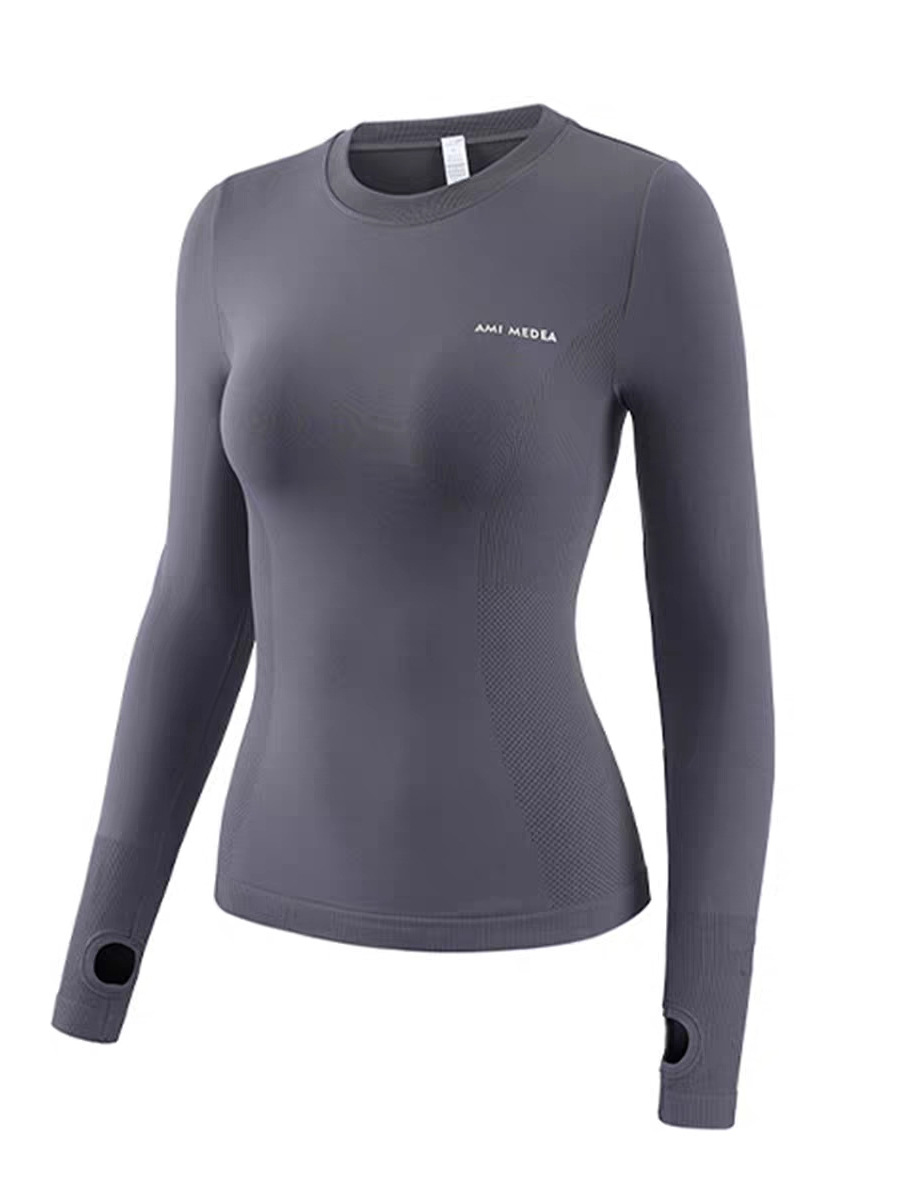 Yoga Clothes for Women in Autumn and Winter Slimming Sports Tops Slim Running Pilates Elastic Training Sports Tights