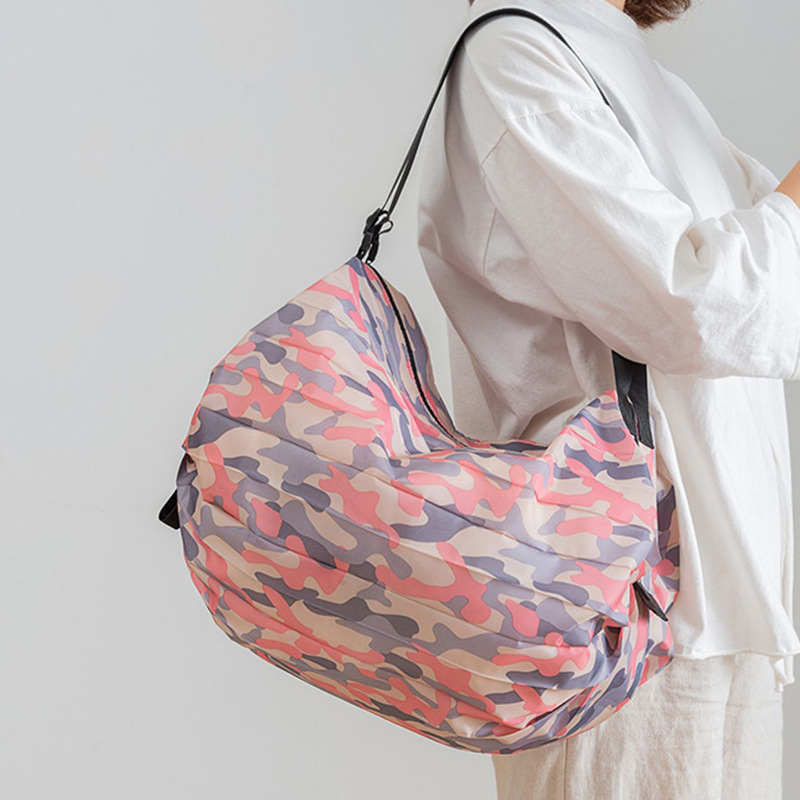 Portable Foldable Supermarket Shopping Bag Large Capacity Bag Waterproof Cloth Bag Shopping Bag Tote Bag Large Environmental Bag