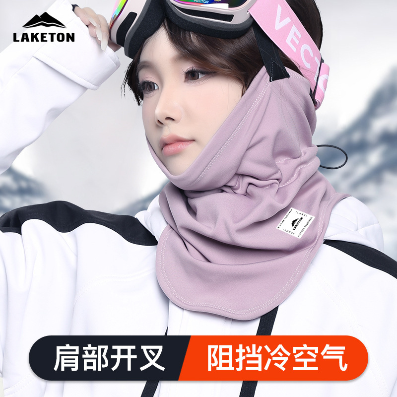 Лыжная маска, защита лица, теплый маска для лица для женщин для велоспорта и альпинизма, защита шеи, ветрозащитный шарф, наружное пескозащитное полотенце для лица