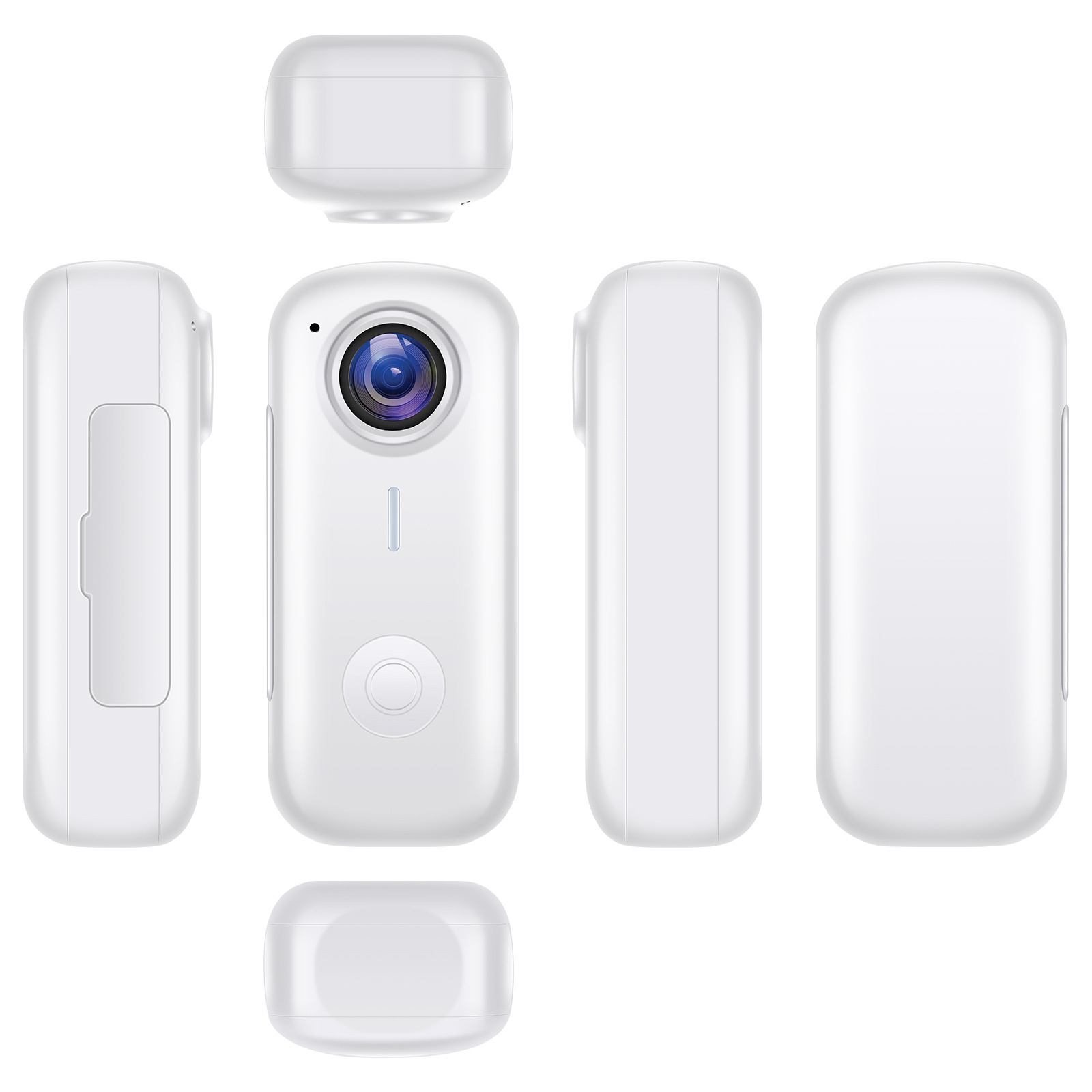 Cross-Border High-Definition Thumb Camera, Campus Pocket Camera, Magnetic Sports Cycling Pet Recorder