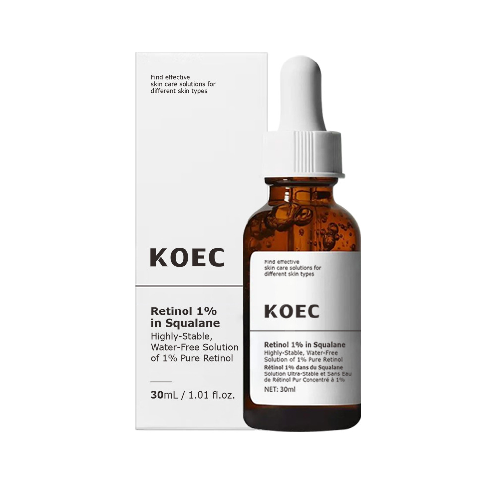 KOEC Coffee/Retinol/AHA/Niacinamide/Salicylic Acid/Hyaluronic Acid Facial Serum Hydrating and Moisturizing