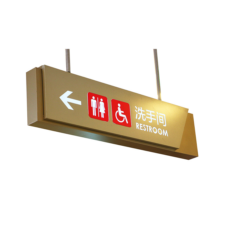 Underground Garage Light Box Sign Double-Sided Luminous Led Aluminum Profile Hang Tag Parking Lot Guide Sign Manufacturer Wholesale
