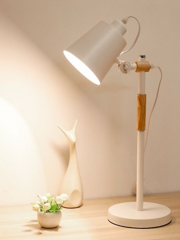 Table Lamp Eye Protection Desk Student Simple Modern Plug-In Nordic Home Dormitory Bedroom Bedroom Bedside Light Bulb