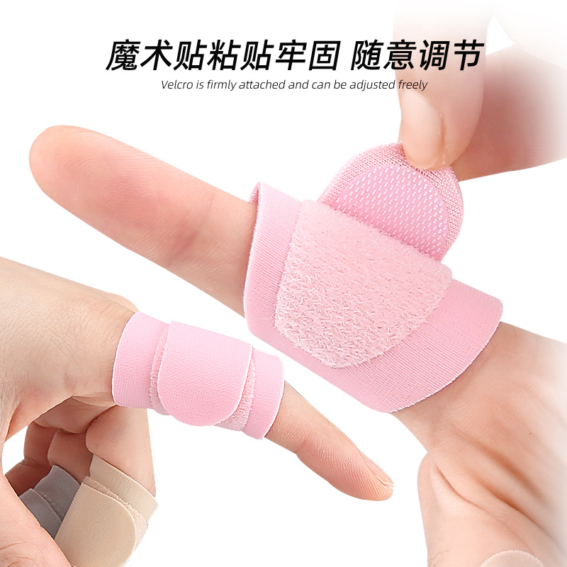 Reusable Velcro Adjustment, Convenient Finger Guard, Ten-Finger Universal Finger Protection Strap, Breathable