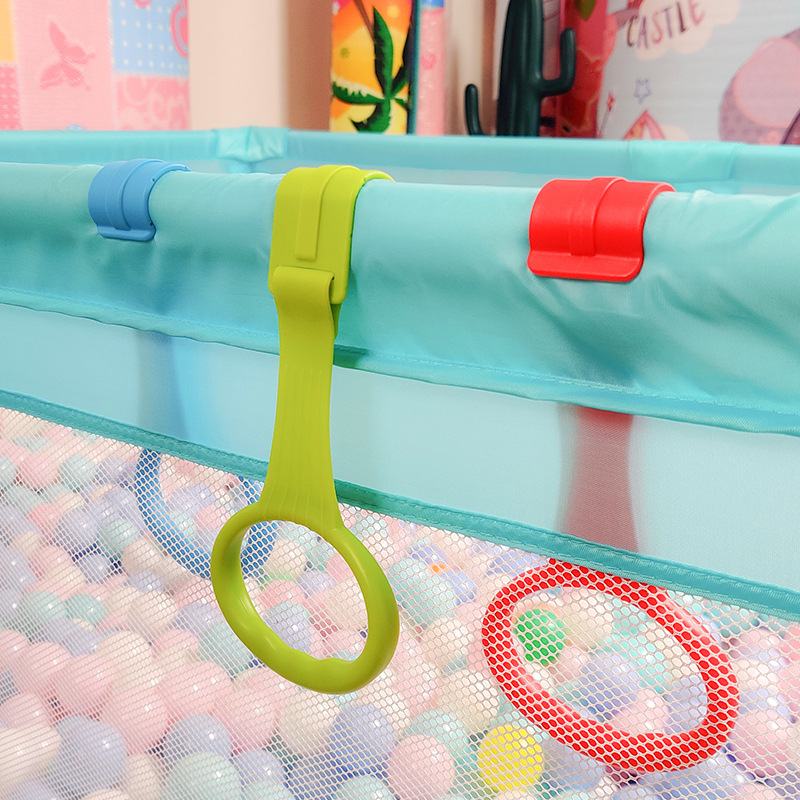 Baby Toddler Pull Ring Hanging Ring Kidsren's Play Bed Fence Special Hand Pull Ring Learning to Stand up Hanging Ring