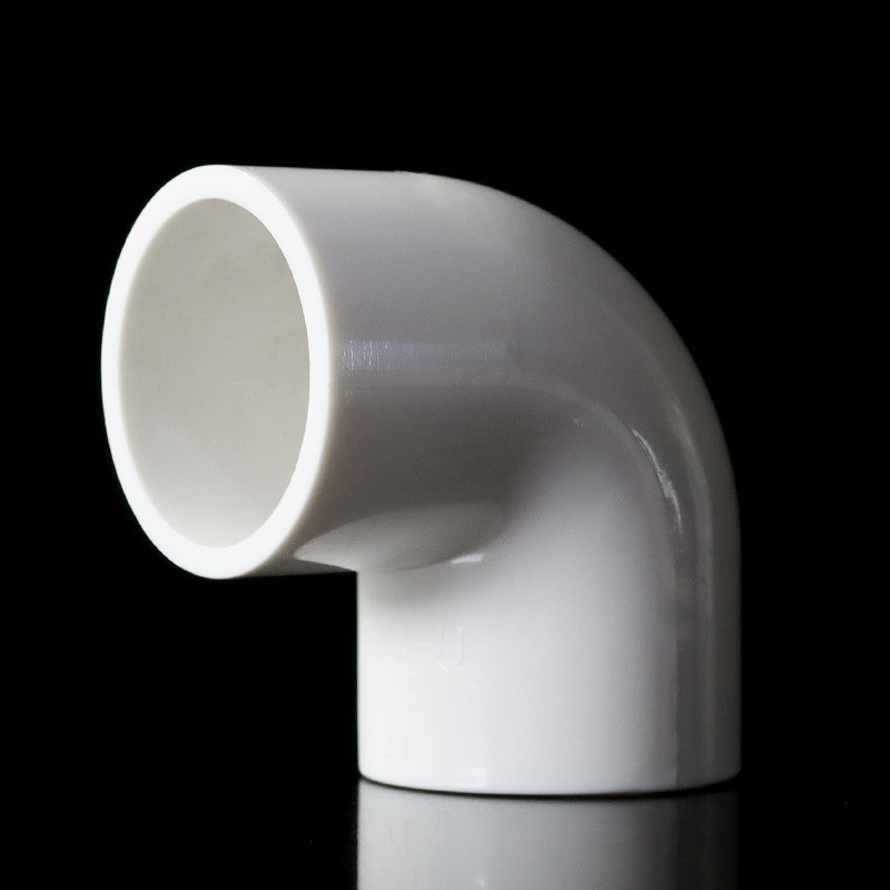 Pvc Direct Elbow Three-Way Four-Way Ball Valve Upper and Lower Water Pipe Fittings Plastic Joint Adhesive Water Supply Pipe Fittings