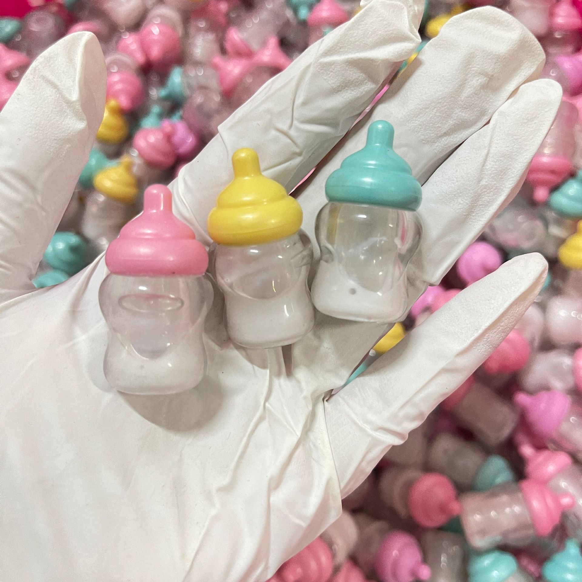 Bulk Artificial Milk Bottle Liquid Flowable Doll Accessories Play House Toys DIY Materials