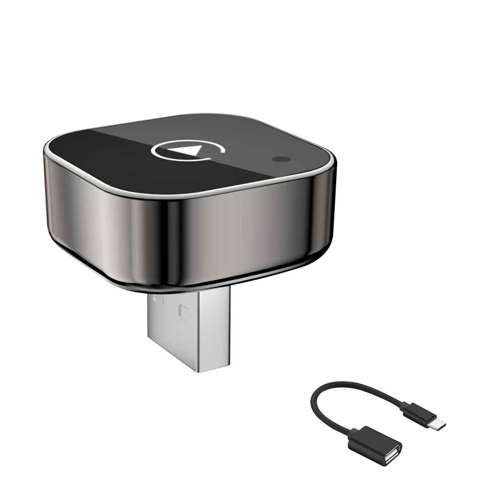 Cross-Border Hot Product Source Factory Wired Carplay to Wireless Carplay Dual Channel Android Apple Interconnection