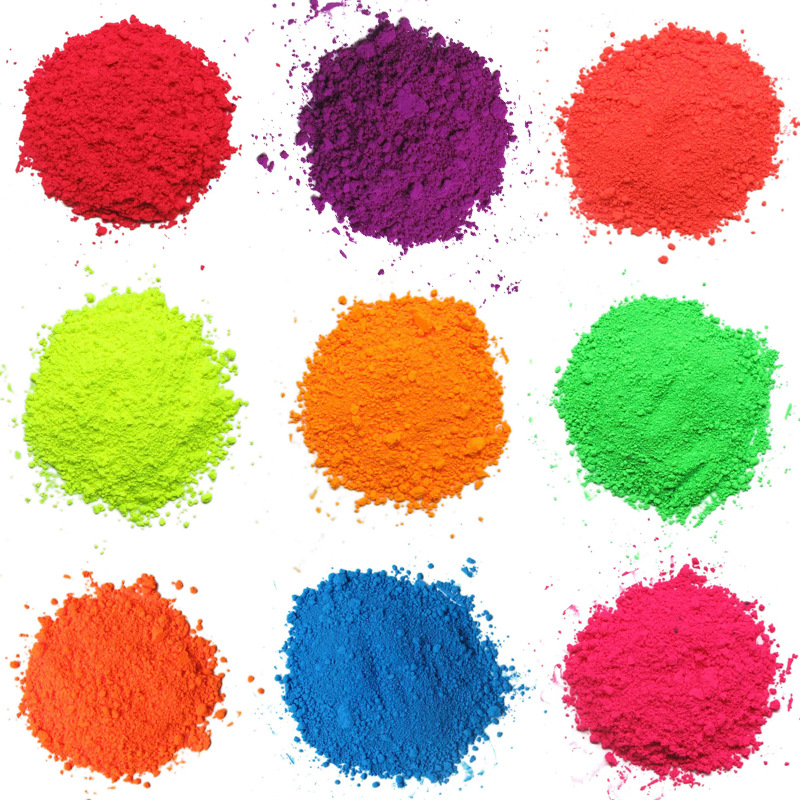 Fluorescent Pigment Fluorescent Powder Solvent-Resistant Fluorescent Orange Orange Fluorescent Powder Temperature-Resistant Paint