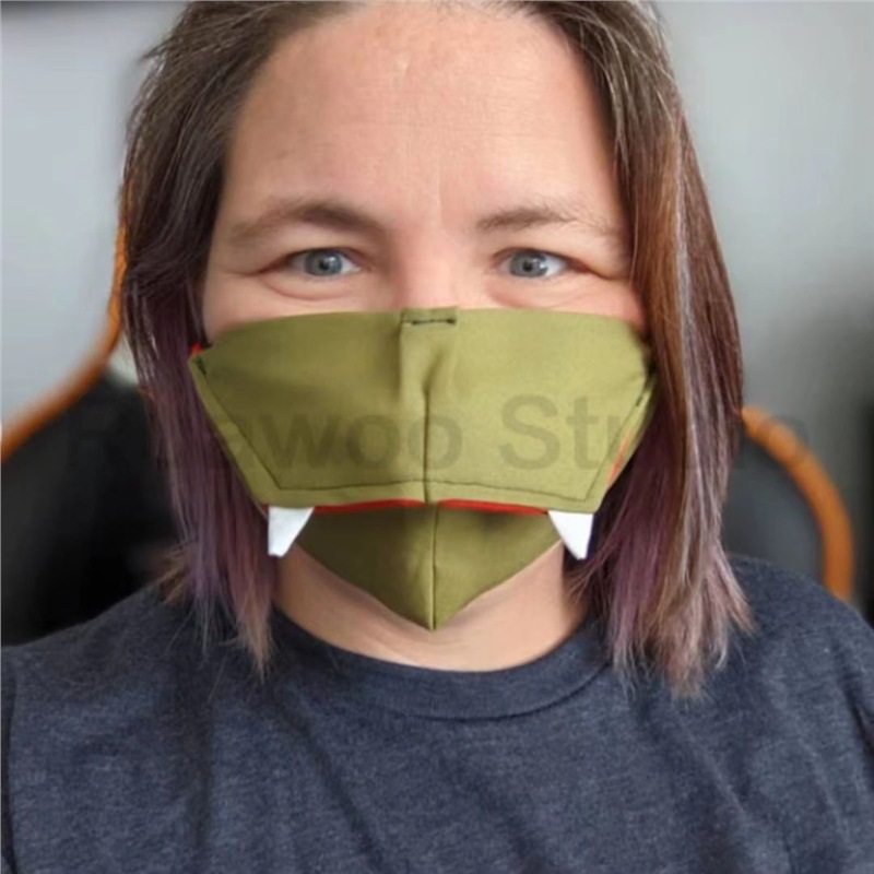 Trendy 3D Creative Movable Animal Mouth-Shaped Masks Furry Cute Cosplay Popular Overseas