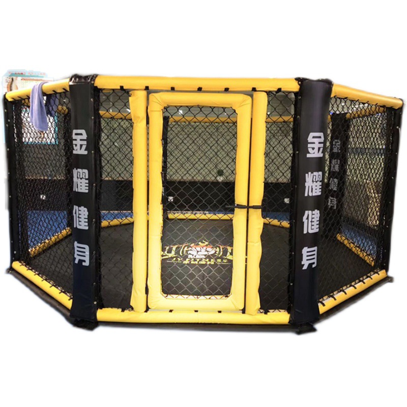 Octagonal Cage Four-Sided Cage Mma Standard Competition Boxing Ring Fighting Cage Hexagonal Cage Floor-Standing Tabletop
