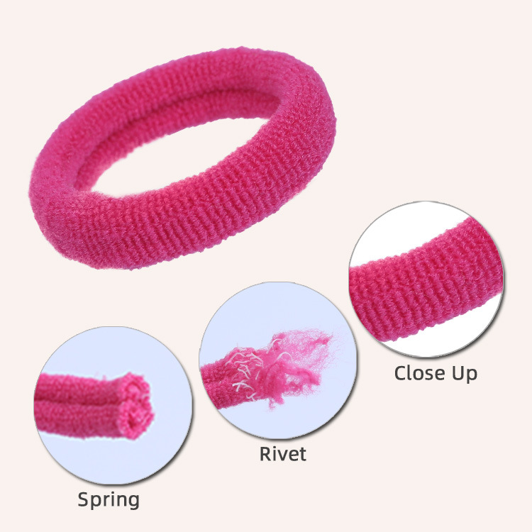 New 2.5cm color ring girl small towel ring 100 bird bag bullet hair rope hair ring