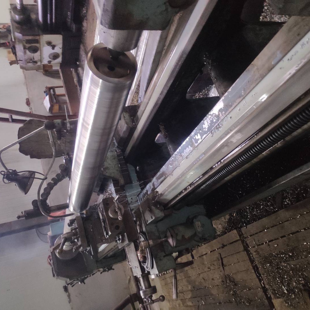 Manufacturer Supplies Roller Mirror Roller Electroplated Chrome Roller Stainless Steel Roller Rubber Roller Printing Equipment Shaft Roller Rubber Roller