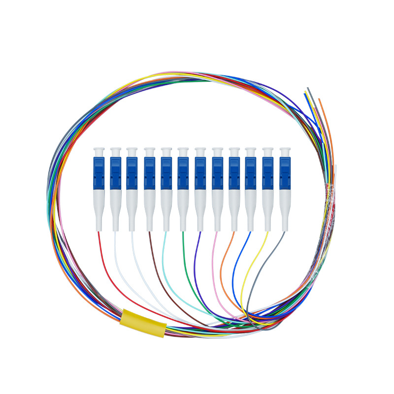 0.9mm Bare Fiber Single-Mode Pigtail Lc/Sc/Fc/St 1m Pigtail Cable Single-Core Single-Ended Fiber Optic Patch Cord Gigabit