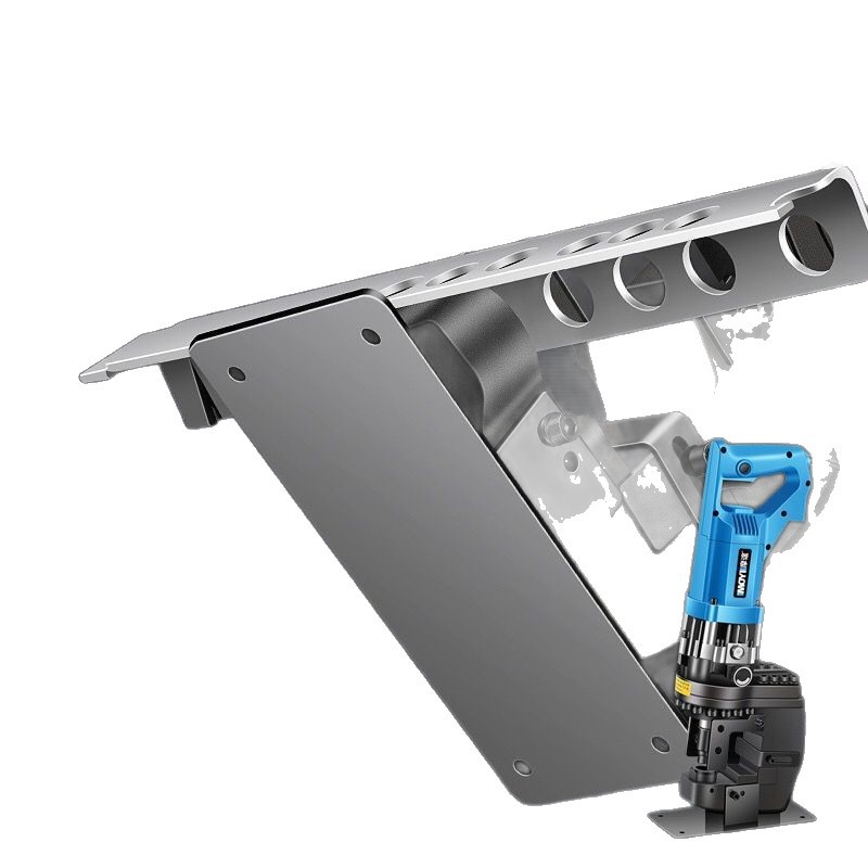Electric Hydraulic Punching Machine Angle Iron Angle Steel Puncher Portable Small Channel Steel Stainless Steel Hole Punching Tool