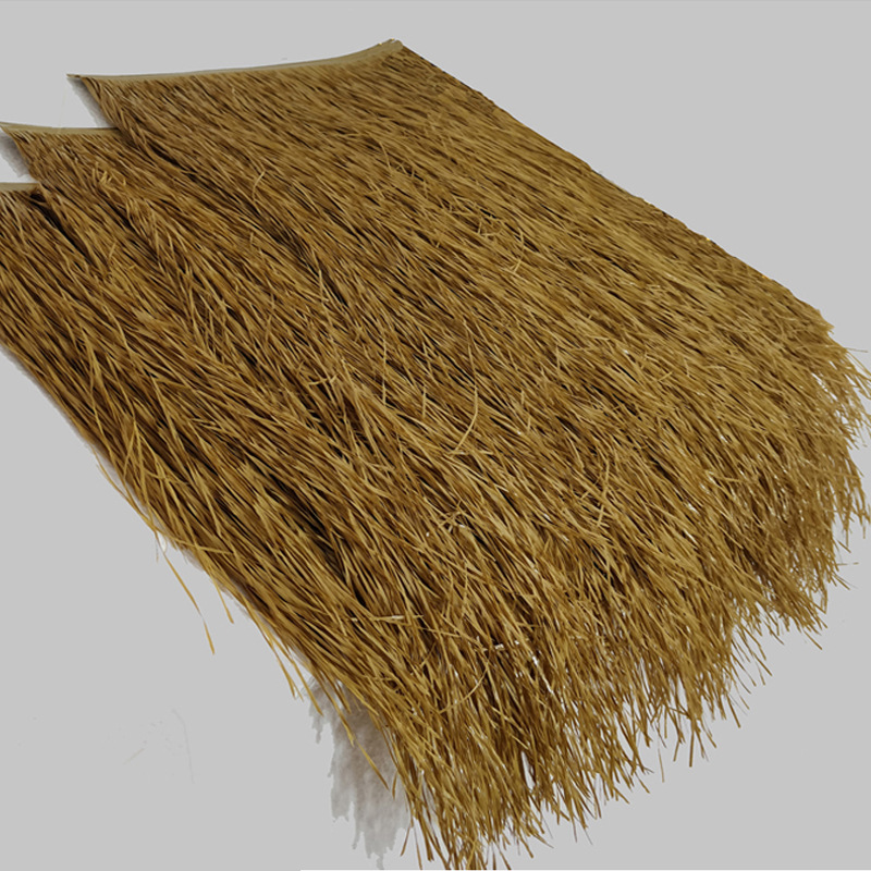 Outdoor Filament Simulated Thatched Top New Ultra-Fine Thatched Simulated Straw Garden Landscape Flame Retardant Decorative Material