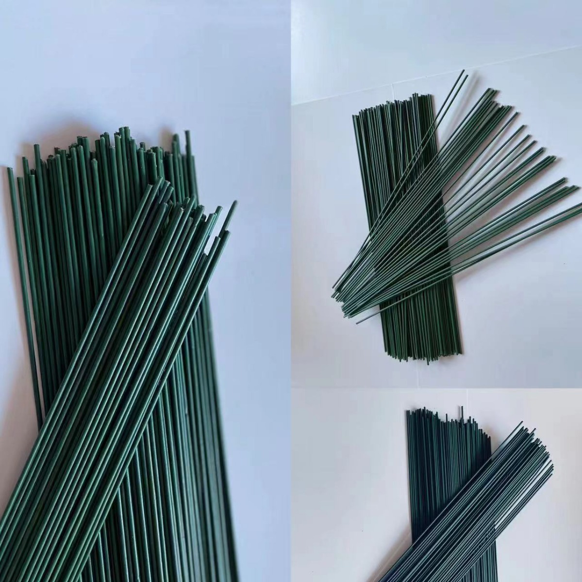 Цветочный полюс 2 пластиковый пакет симуляция цветочные аксессуары ручная работа DIY цветочный полюс проволока зеленая симуляция цветочного материала оптом