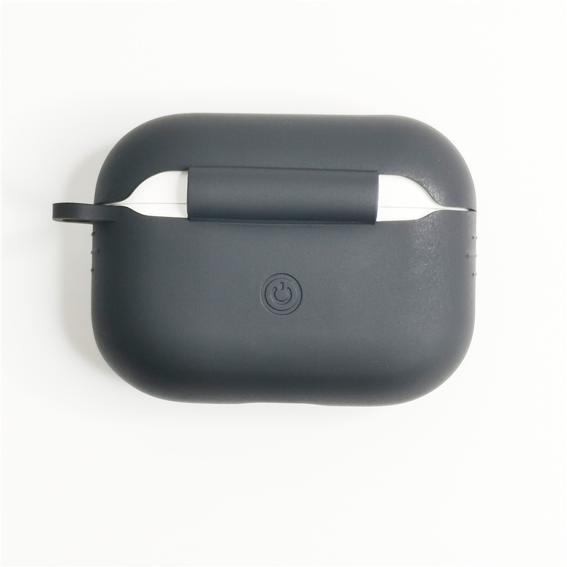 Suitable for Apple AirPods Pro Protective Cover Wireless Bluetooth Headset Silicone Thin Pure Color Shell Cosmetics Bag