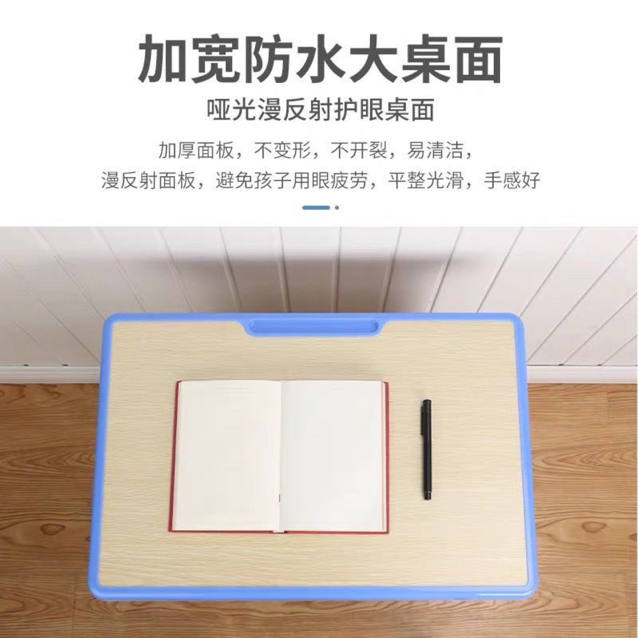 Wholesale student desks and chairs training school tutorial class can lift single double high school desk manufacturers direct supply