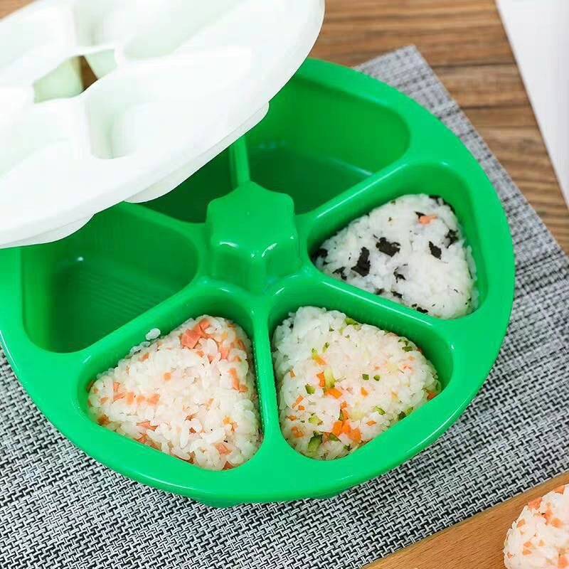 Manufacturer's Triangular Rice Ball Lunch Box Japanese Sushi Grinder Six-In-One Seaweed Rice Making Tool Mold